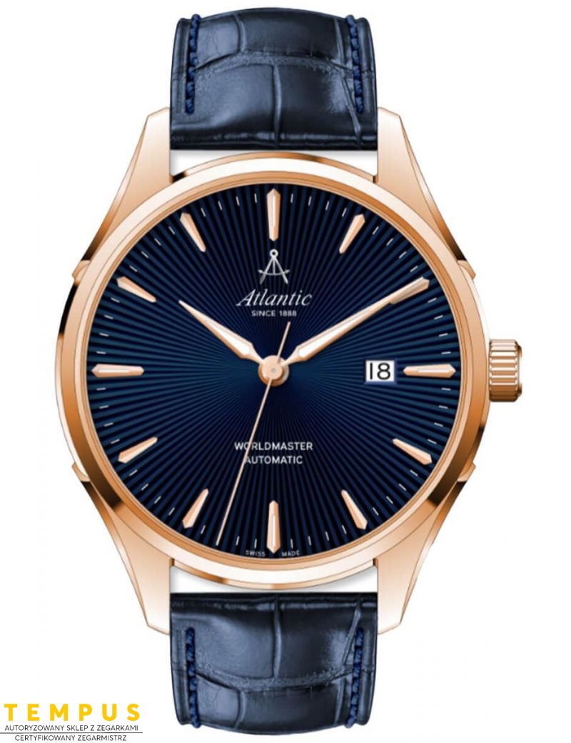 Atlantic Worldmaster 52759.44.51 Guilloche Automatic - Zegarki ATLANTIC Atlantic Worldmaster 52759.44.51 Guilloche Automatic - Zegarki ATLANTIC