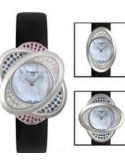 Tissot Precious Flower T03.1.325.80 Diamonds Rubies and Sapphires - Zegarki TISSOT