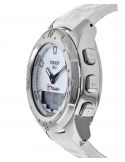 Tissot T-TOUCH II Lady TITANIUM T047.220.46.116.00 White & Diamonds - Zegarki TISSOT