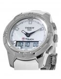 Tissot T-TOUCH II Lady TITANIUM T047.220.46.116.00 White & Diamonds - Zegarki TISSOT
