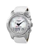 Tissot T-TOUCH II Lady TITANIUM T047.220.46.116.00 White & Diamonds - Zegarki TISSOT