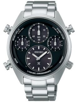 Zegarek sportowy męski Seiko Prospex Land Speedtimer 42mm SFJ003P1 Solar Chrono - Zegarki SEIKO