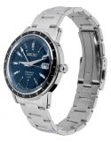 Zegarek klasyczny męski Seiko Presage Automatic GMT Style 60s SSK009J1 - Zegarki SEIKO