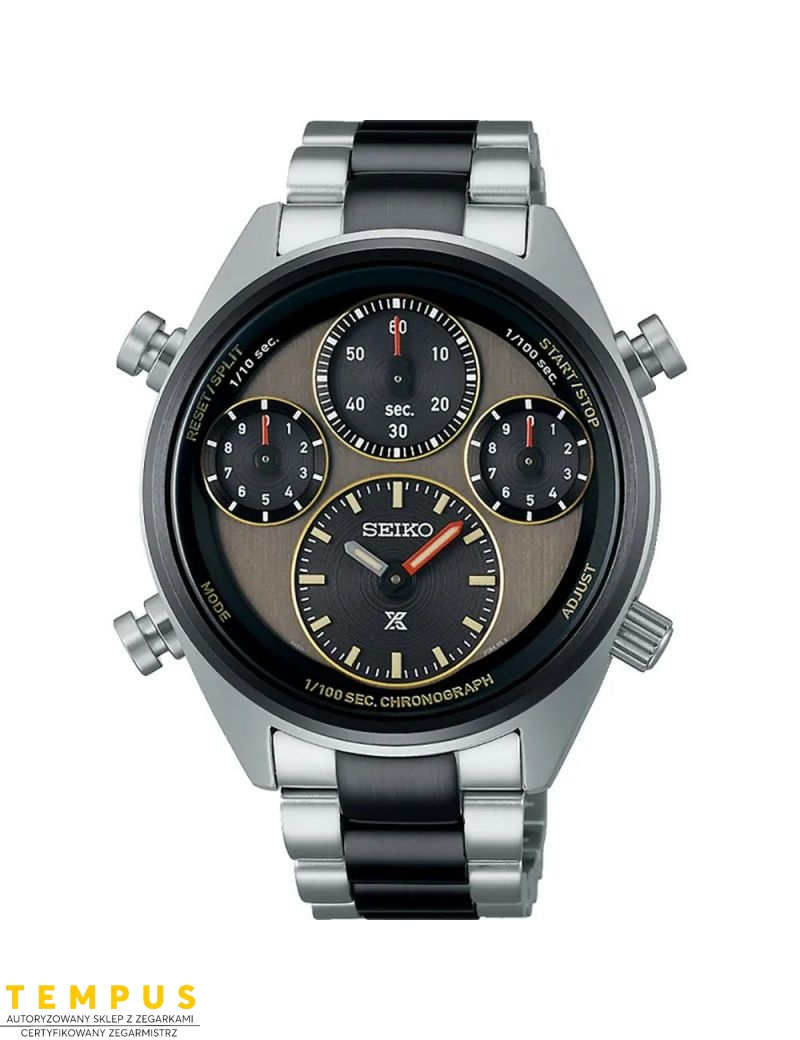 Zegarek sportowy męski Seiko Prospex Land Speedtimer 42mm SFJ005P1 Solar Chrono Limited Edition - Zegarki SEIKO