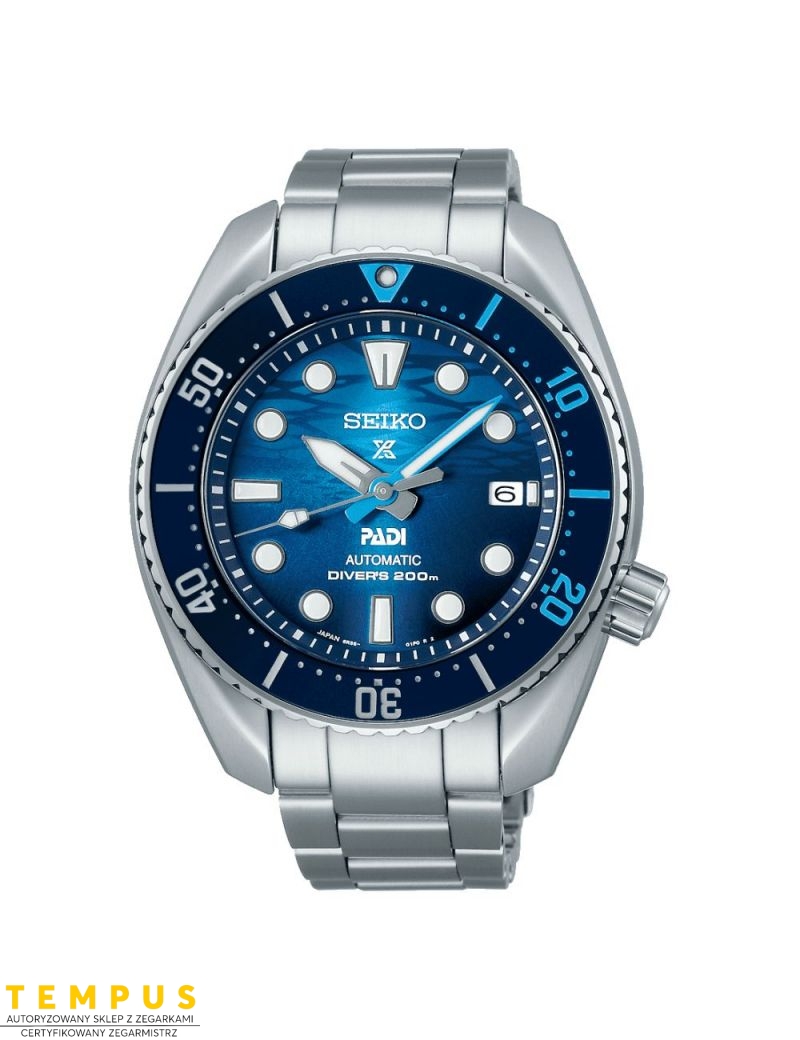 Zegarek sportowy męski Seiko Prospex PADI Diver Sumo Scuba SPB375J1 Special Edition - Zegarki SEIKO Zegarek sportowy męski Seiko Prospex PADI Diver Sumo Scuba SPB375J1 Special Edition - Zegarki SEIKO