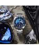 Zegarek sportowy męski Seiko Prospex PADI Diver Turtle Scuba SRPK01K1 Special Edition - Zegarki SEIKO