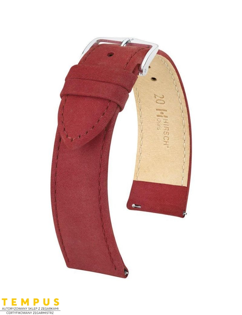 Pasek HIRSCH Osiris Nubuk L 03433061-2-20 skórzany 20 mm - HIRSCH - paski do zegarków Pasek HIRSCH Osiris Nubuk L 03433061-2-20 skórzany 20 mm - HIRSCH - paski do zegarków
