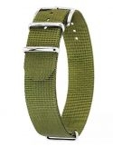 Pasek HIRSCH Rush Recycle khaki 40506040-2-20 tekstylny NATO 20 mm - HIRSCH - paski do zegarków