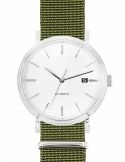 Pasek HIRSCH Rush Recycle khaki 40506040-2-20 tekstylny NATO 20 mm - HIRSCH - paski do zegarków