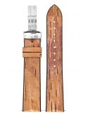 Pasek HIRSCH Birch M 0921045110-2-18 kauczuk i kora brzozowa 18 mm - HIRSCH - paski do zegarków