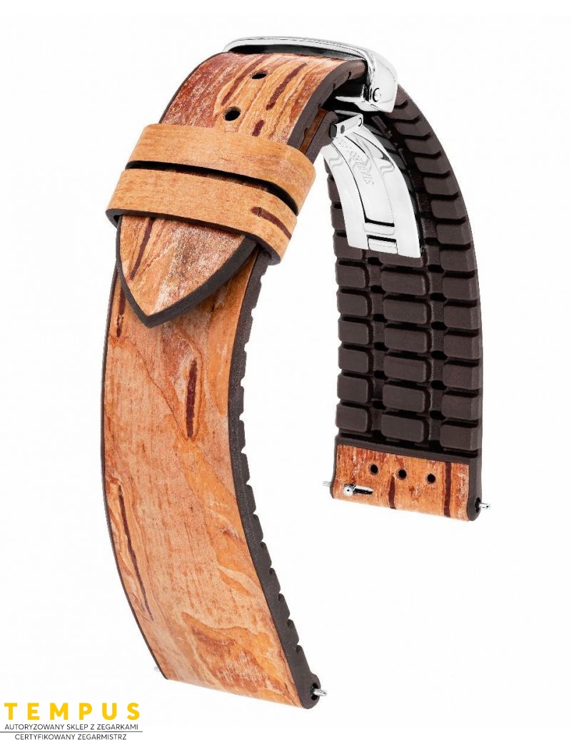 Pasek HIRSCH Birch M 0921045110-2-20 kauczuk i kora brzozowa 20 mm - HIRSCH - paski do zegarków Pasek HIRSCH Birch M 0921045110-2-20 kauczuk i kora brzozowa 20 mm - HIRSCH - paski do zegarków
