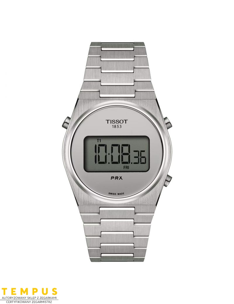 Tissot PRX Digital 35 Stainless Steel & Silver T137.263.11.030.00 - Zegarki TISSOT Tissot PRX Digital 35 Stainless Steel & Silver T137.263.11.030.00 - Zegarki TISSOT