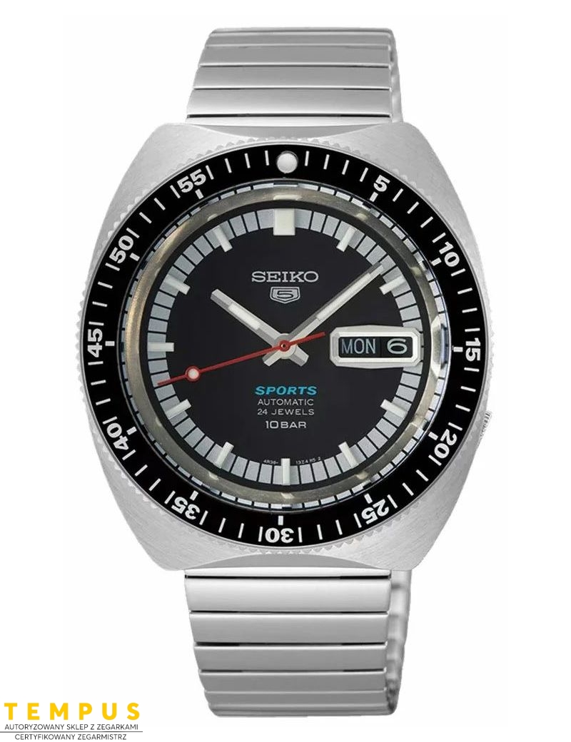 Zegarek sportowy męski Seiko 5 Sports 55th Anniversary SRPK17K1 Limited Edition - Zegarki SEIKO