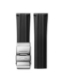 Pasek Longines czarny gumowy L682142867 - LONGINES - paski do zegarków