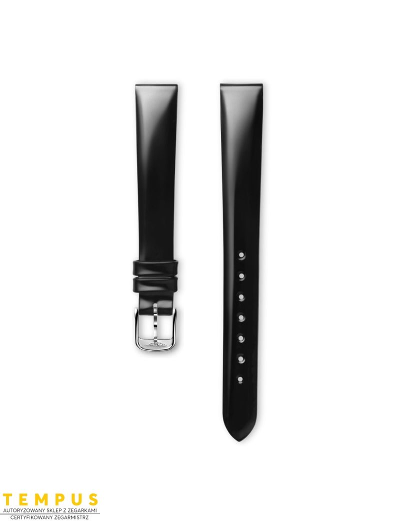 Pasek Longines błyszczący czarny ze skóry cielęcej L682101220 - LONGINES - paski do zegarków Pasek Longines błyszczący czarny ze skóry cielęcej L682101220 - LONGINES - paski do zegarków