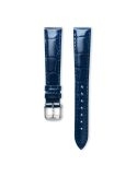 Pasek Longines błyszczący niebieski ze skóry aligatora L682159742 - LONGINES - paski do zegarków