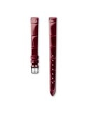 Pasek Longines błyszczący bordowy ze skóry aligatora L682124715 - LONGINES - paski do zegarków