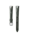 Pasek Longines błyszczący szary ze skóry aligatora L682145118 - LONGINES - paski do zegarków