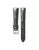 Pasek Longines błyszczący szary ze skóry aligatora L682145128 - LONGINES - paski do zegarków