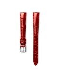 Pasek Longines błyszczący czerwony ze skóry aligatora L682145117 - LONGINES - paski do zegarków
