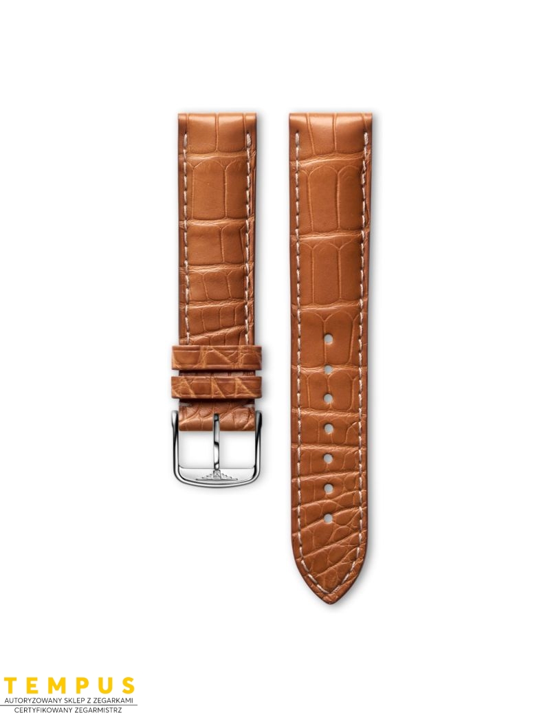 Pasek Longines miodowy matowy ze skóry aligatora L682149912 - LONGINES - paski do zegarków Pasek Longines miodowy matowy ze skóry aligatora L682149912 - LONGINES - paski do zegarków