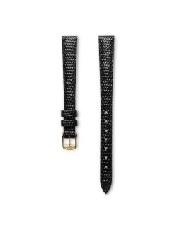 Pasek Longines matowy czarny ze skóry cielęcej L682100751 - LONGINES - paski do zegarków
