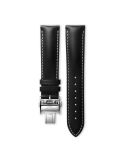 Pasek Longines matowy czarny ze skóry cielęcej L682159967 - LONGINES - paski do zegarków