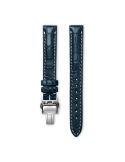 Pasek Longines matowy niebieski ze skóry aligatora L682153041 - LONGINES - paski do zegarków