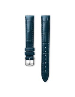 Pasek Longines matowy niebieski ze skóry aligatora L682155163 - LONGINES - paski do zegarków