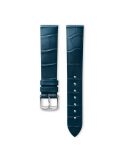 Pasek Longines matowy niebieski ze skóry aligatora L682159285 - LONGINES - paski do zegarków