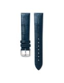 Pasek Longines matowy niebieski ze skóry cielęcej L682155244 - LONGINES - paski do zegarków