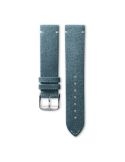 Pasek Longines matowy niebieski ze skóry cielęcej L682157378 - LONGINES - paski do zegarków