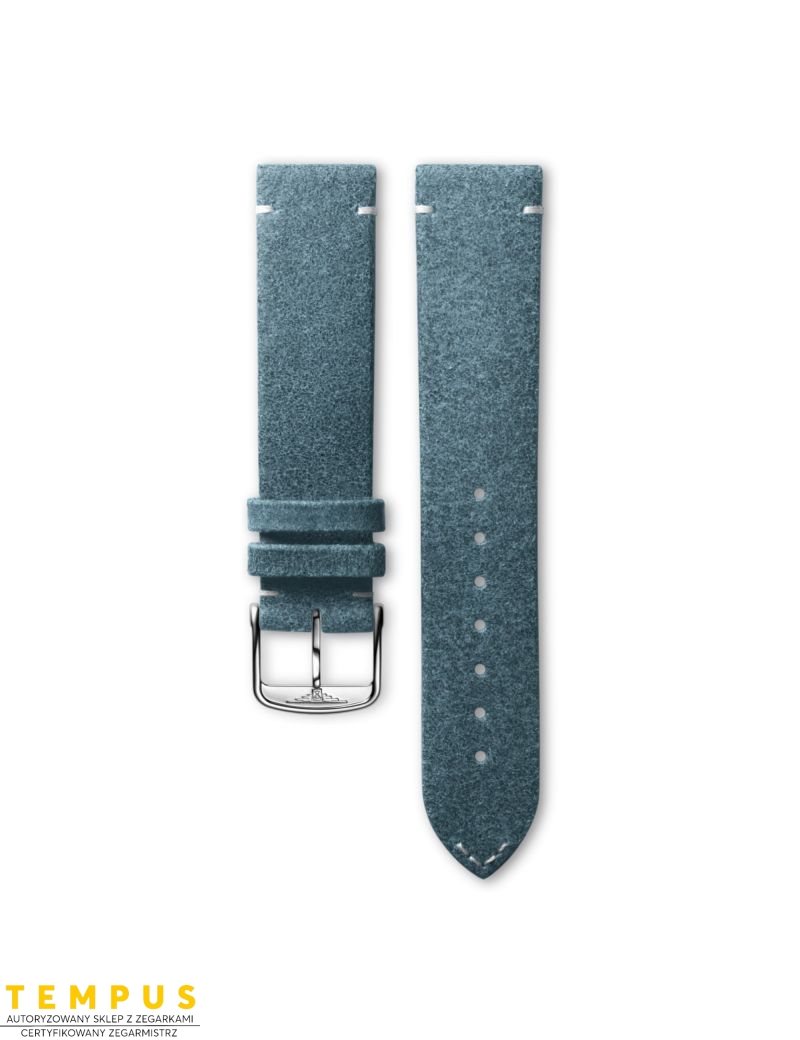 Pasek Longines matowy niebieski ze skóry cielęcej L682157378 - LONGINES - paski do zegarków Pasek Longines matowy niebieski ze skóry cielęcej L682157378 - LONGINES - paski do zegarków