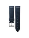 Pasek Longines matowy niebieski ze skóry cielęcej L682161565 - LONGINES - paski do zegarków