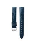 Pasek Longines matowy niebieski ze skóry cielęcej L682163597 - LONGINES - paski do zegarków