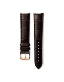 Pasek Longines matowy brązowy ze skóry aligatora L682124837 - LONGINES - paski do zegarków