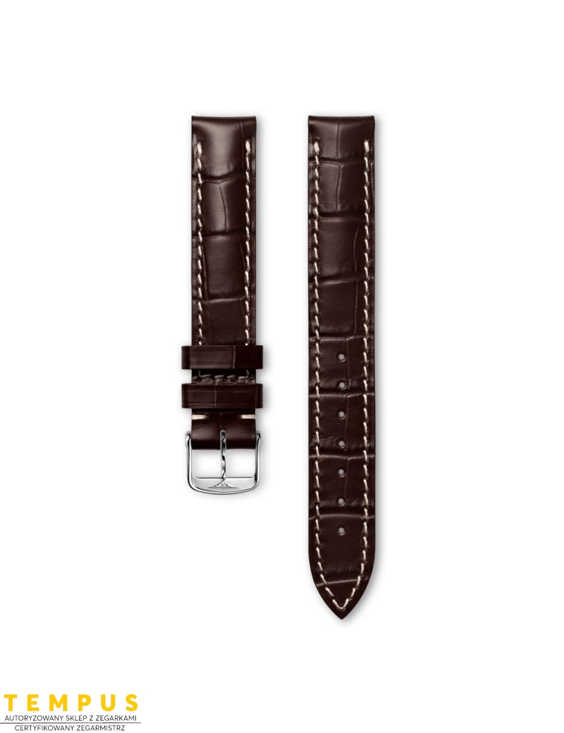 Pasek Longines matowy brązowy ze skóry cielęcej L682101356 - LONGINES - paski do zegarków Pasek Longines matowy brązowy ze skóry cielęcej L682101356 - LONGINES - paski do zegarków