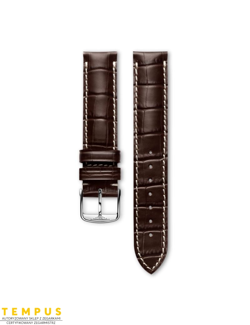 Pasek Longines matowy brązowy ze skóry cielęcej L682101357 - LONGINES - paski do zegarków Pasek Longines matowy brązowy ze skóry cielęcej L682101357 - LONGINES - paski do zegarków