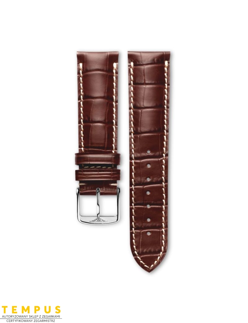 Pasek Longines matowy brązowy ze skóry cielęcej L682117632 - LONGINES - paski do zegarków Pasek Longines matowy brązowy ze skóry cielęcej L682117632 - LONGINES - paski do zegarków