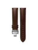Pasek Longines matowy brązowy ze skóry cielęcej L682124853 - LONGINES - paski do zegarków