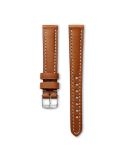 Pasek Longines matowy jasnobrązowy ze skóry cielęcej L682106061 - LONGINES - paski do zegarków