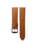 Pasek Longines matowy jasnobrązowy ze skóry cielęcej L682161661 - LONGINES - paski do zegarków