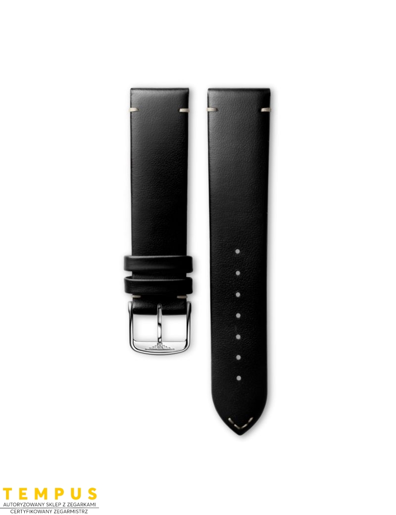 Pasek Longines półmatowy czarny ze skóry cielęcej L682157377 - LONGINES - paski do zegarków Pasek Longines półmatowy czarny ze skóry cielęcej L682157377 - LONGINES - paski do zegarków