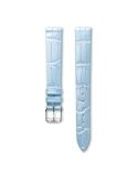 Pasek Longines półmatowy niebieski ze skóry aligatora L682149595 - LONGINES - paski do zegarków