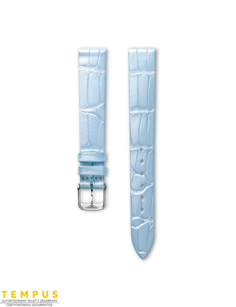 Pasek Longines półmatowy niebieski ze skóry aligatora L682149595 - LONGINES - paski do zegarków Pasek Longines półmatowy niebieski ze skóry aligatora L682149595 - LONGINES - paski do zegarków