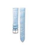 Pasek Longines półmatowy niebieski ze skóry aligatora L682149647 - LONGINES - paski do zegarków