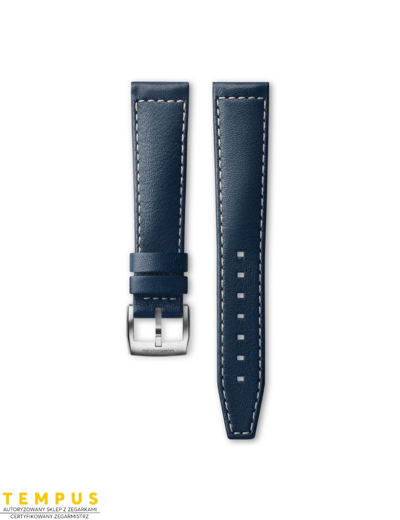 Pasek Longines półmatowy niebieski ze skóry cielęcej L682166427 - LONGINES - paski do zegarków Pasek Longines półmatowy niebieski ze skóry cielęcej L682166427 - LONGINES - paski do zegarków