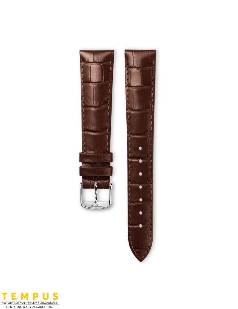 Pasek Longines półmatowy brązowo złoty ze skóry cielęcej L682101102 - LONGINES - paski do zegarków Pasek Longines półmatowy brązowo złoty ze skóry cielęcej L682101102 - LONGINES - paski do zegarków