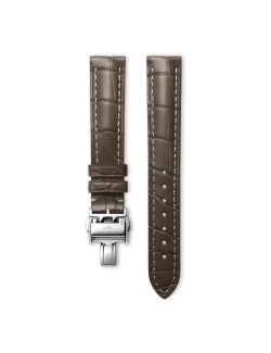 Pasek Longines półmatowy szary ze skóry aligatora L682150738 - LONGINES - paski do zegarków