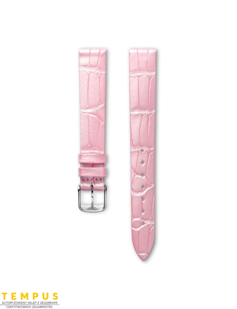 Pasek Longines półmatowy różowy ze skóry aligatora L682149596 - LONGINES - paski do zegarków Pasek Longines półmatowy różowy ze skóry aligatora L682149596 - LONGINES - paski do zegarków